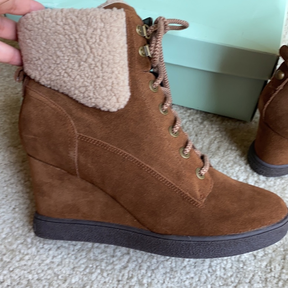 Evolve Easy Spirit Everett Wedge ankle Boot Bootie - Picture 11 of 16